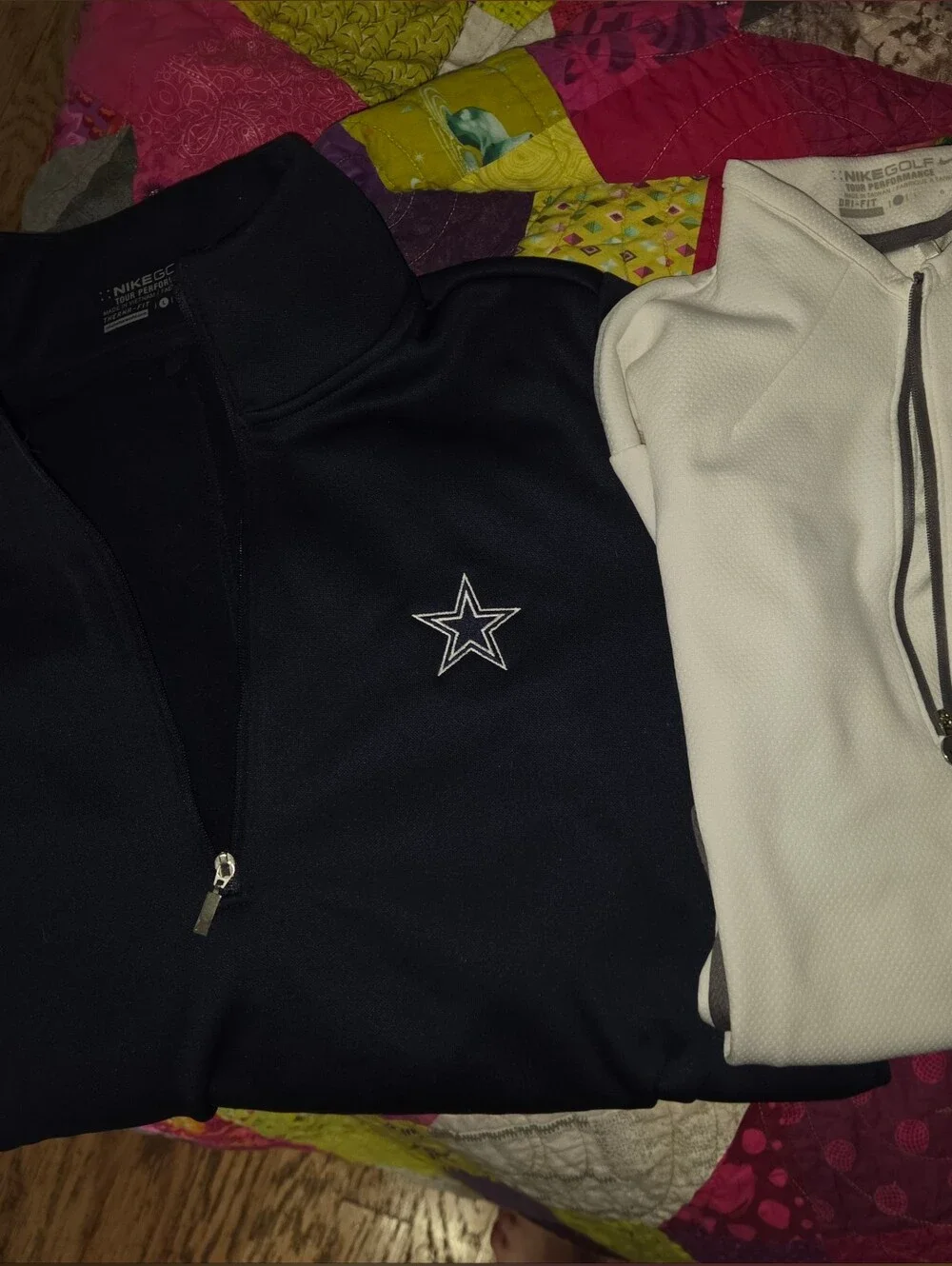 Pair Of Dallas Cowboys NIKE quarterzips NWOT